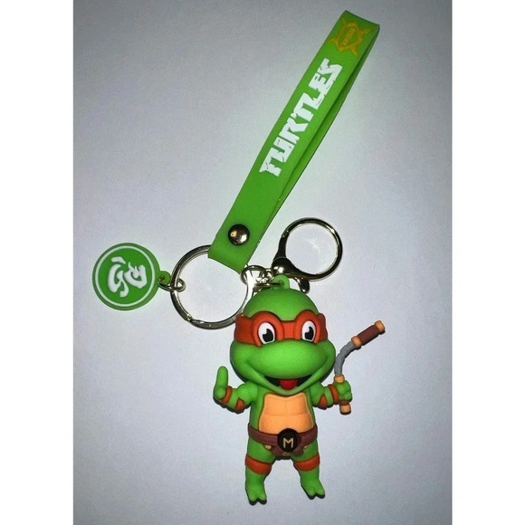 New Michelangelo Teenage Mutant Ninja Turtles Keychain. - Picture 2 of 3
